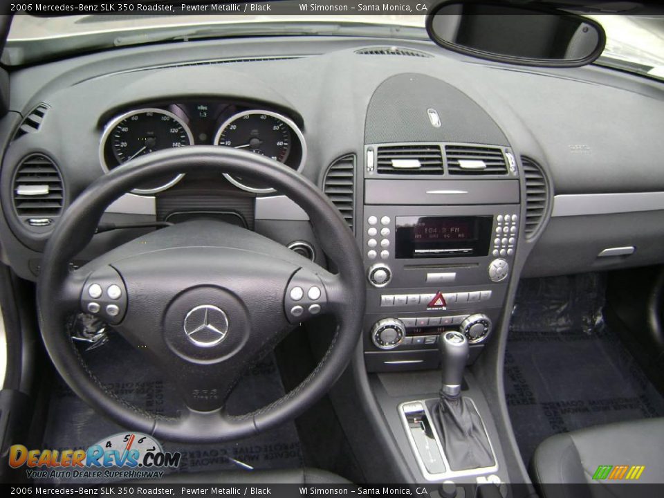 2006 Mercedes-Benz SLK 350 Roadster Pewter Metallic / Black Photo #14