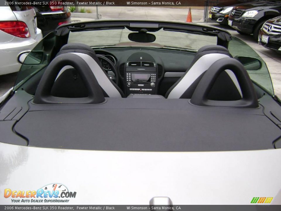 2006 Mercedes-Benz SLK 350 Roadster Pewter Metallic / Black Photo #15