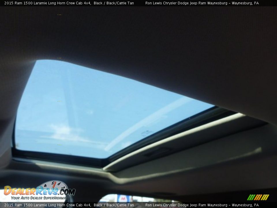 Sunroof of 2015 Ram 1500 Laramie Long Horn Crew Cab 4x4 Photo #15