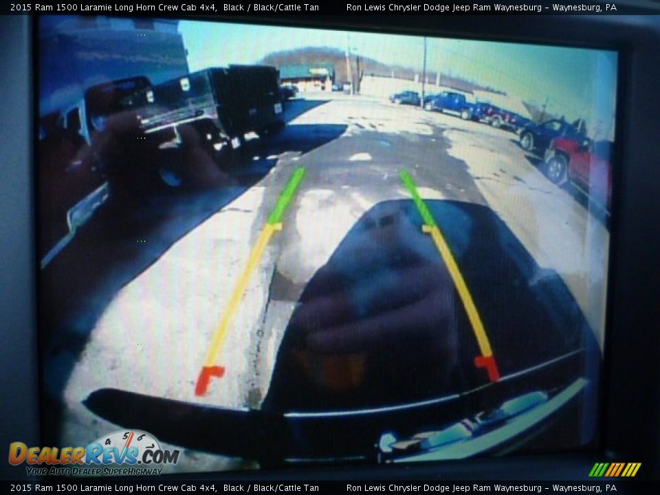 2015 Ram 1500 Laramie Long Horn Crew Cab 4x4 Black / Black/Cattle Tan Photo #17