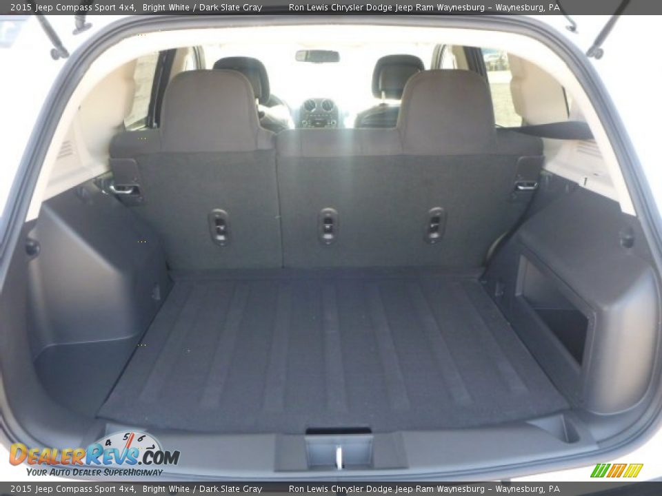 2015 Jeep Compass Sport 4x4 Bright White / Dark Slate Gray Photo #5