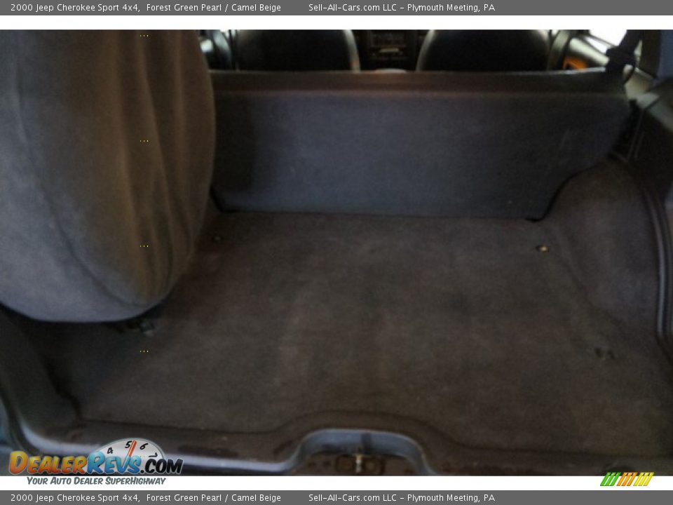 2000 Jeep Cherokee Sport 4x4 Forest Green Pearl / Camel Beige Photo #18