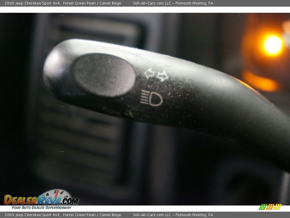 2000 Jeep Cherokee Sport 4x4 Forest Green Pearl / Camel Beige Photo #22
