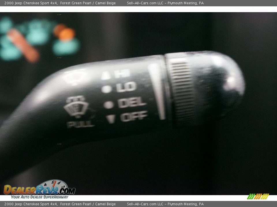2000 Jeep Cherokee Sport 4x4 Forest Green Pearl / Camel Beige Photo #23