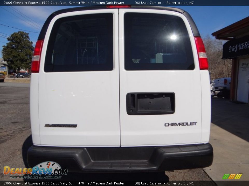 2006 Chevrolet Express 1500 Cargo Van Summit White / Medium Dark Pewter Photo #5