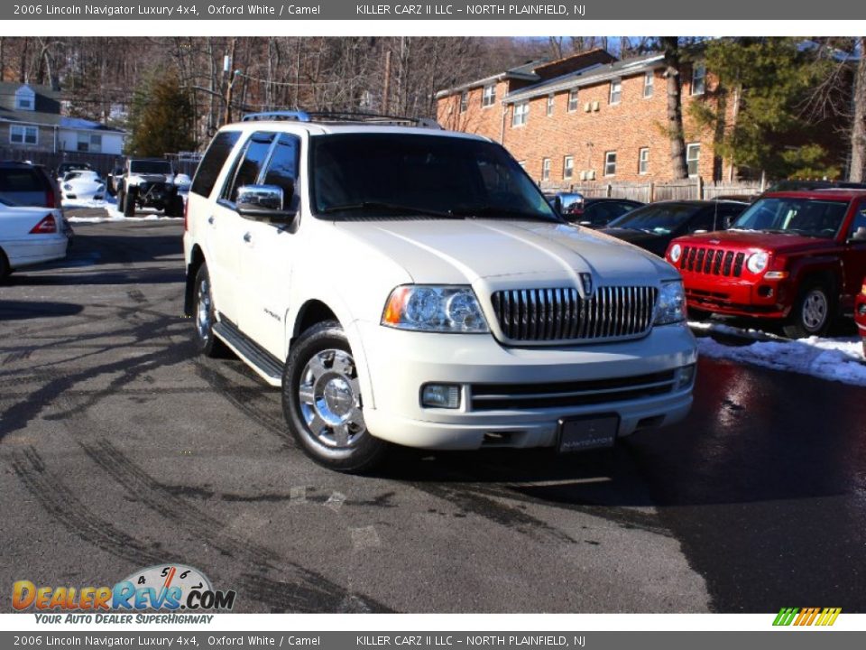 2006 Lincoln Navigator Luxury 4x4 Oxford White / Camel Photo #1
