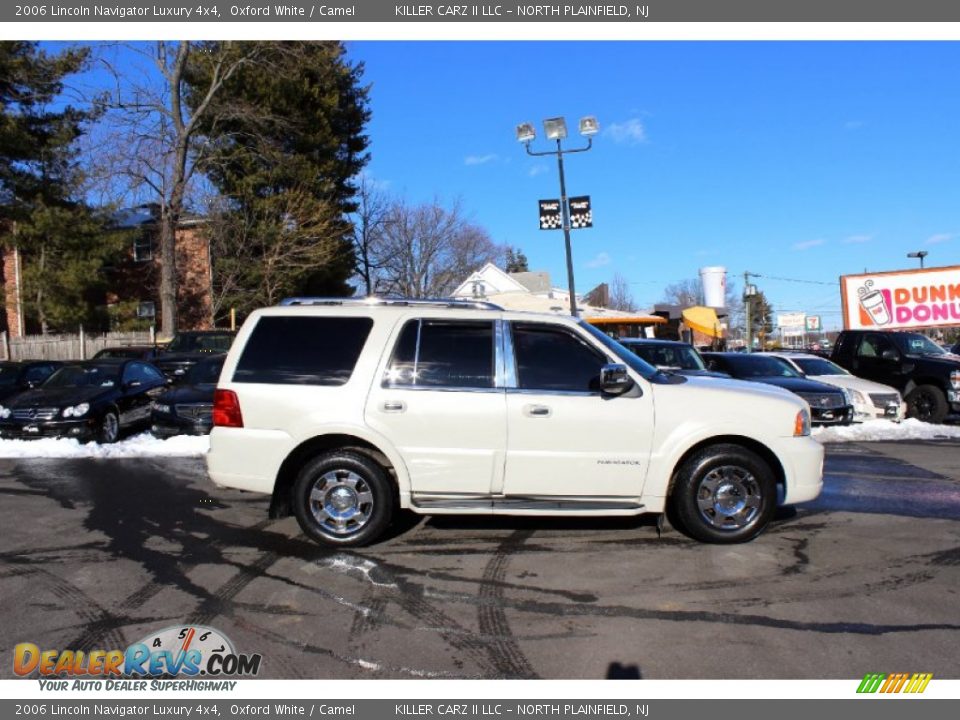 2006 Lincoln Navigator Luxury 4x4 Oxford White / Camel Photo #7
