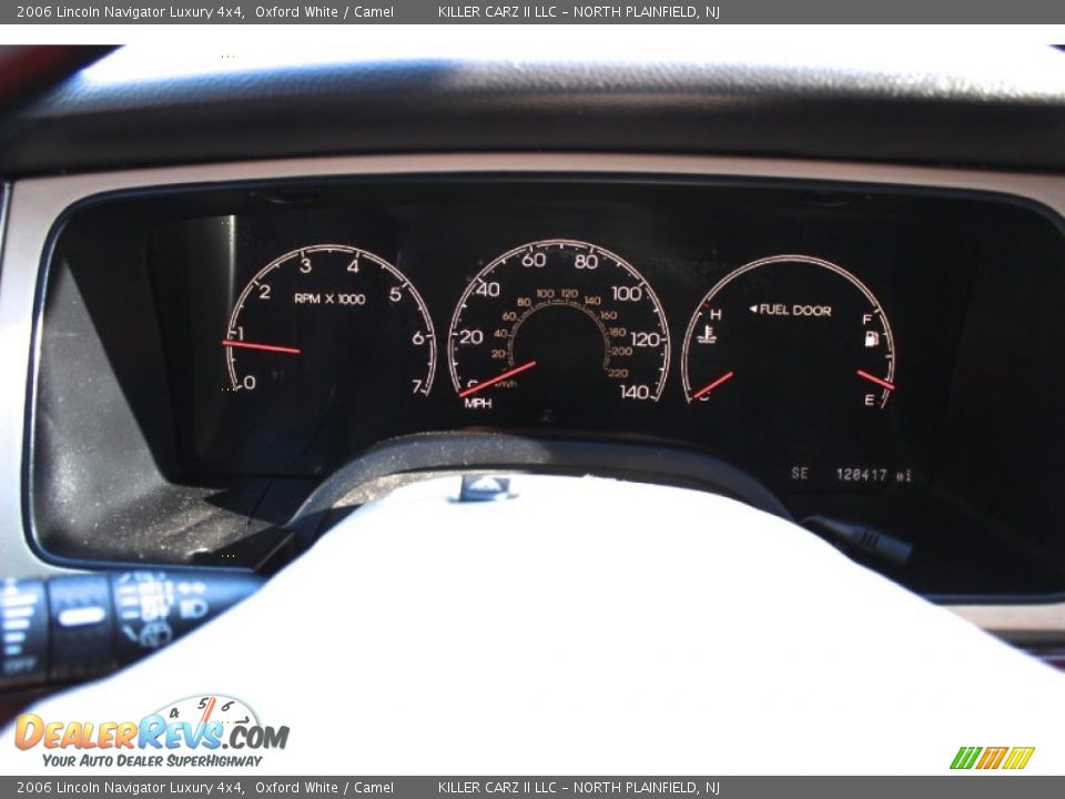 2006 Lincoln Navigator Luxury 4x4 Oxford White / Camel Photo #28