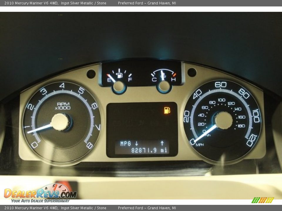 2010 Mercury Mariner V6 4WD Gauges Photo #28