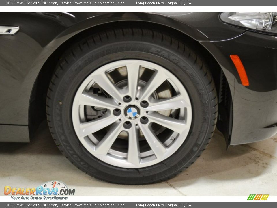2015 BMW 5 Series 528i Sedan Jatoba Brown Metallic / Venetian Beige Photo #3