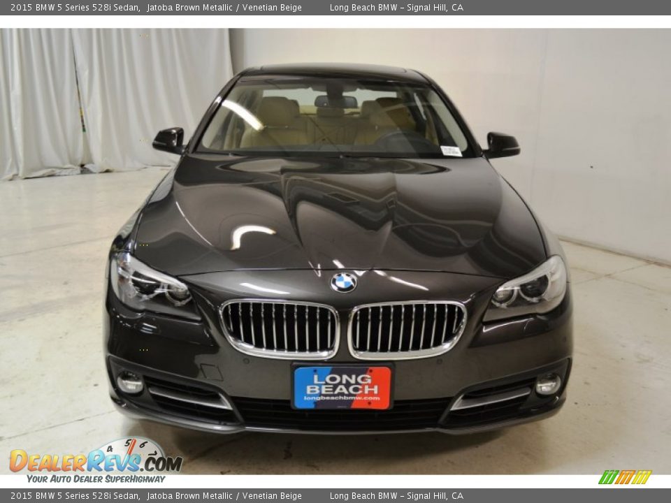 2015 BMW 5 Series 528i Sedan Jatoba Brown Metallic / Venetian Beige Photo #4