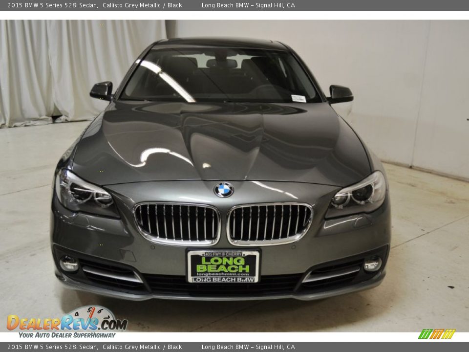 2015 BMW 5 Series 528i Sedan Callisto Grey Metallic / Black Photo #4