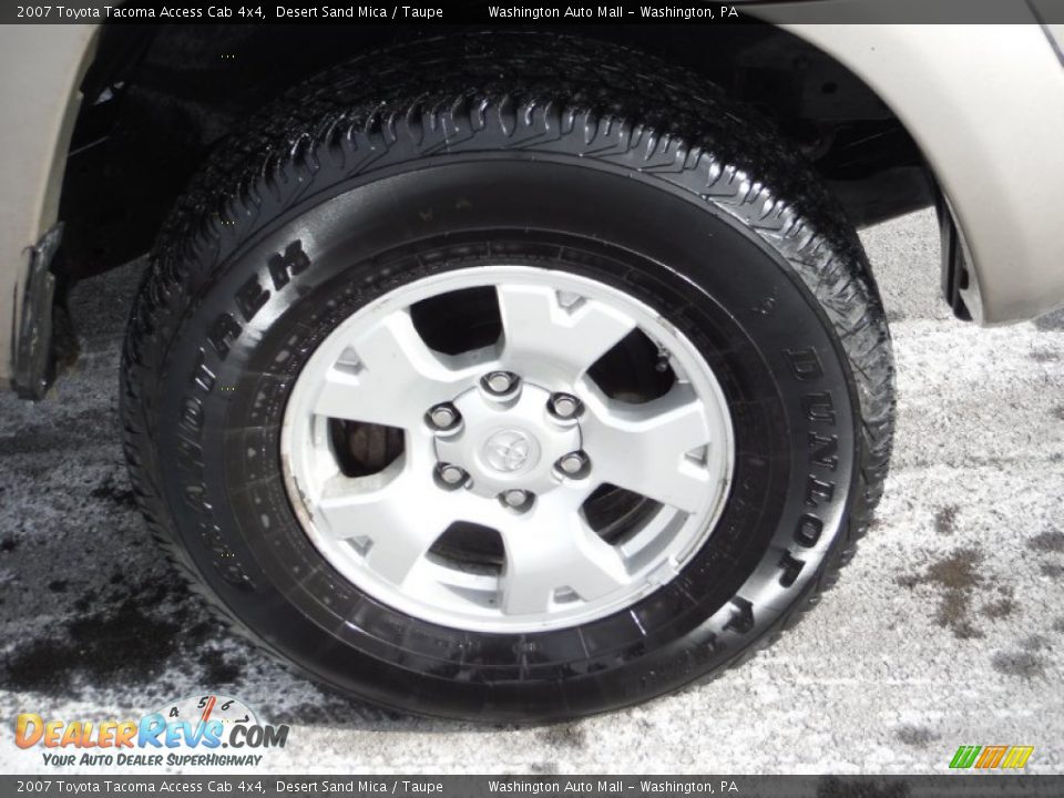 2007 Toyota Tacoma Access Cab 4x4 Desert Sand Mica / Taupe Photo #3