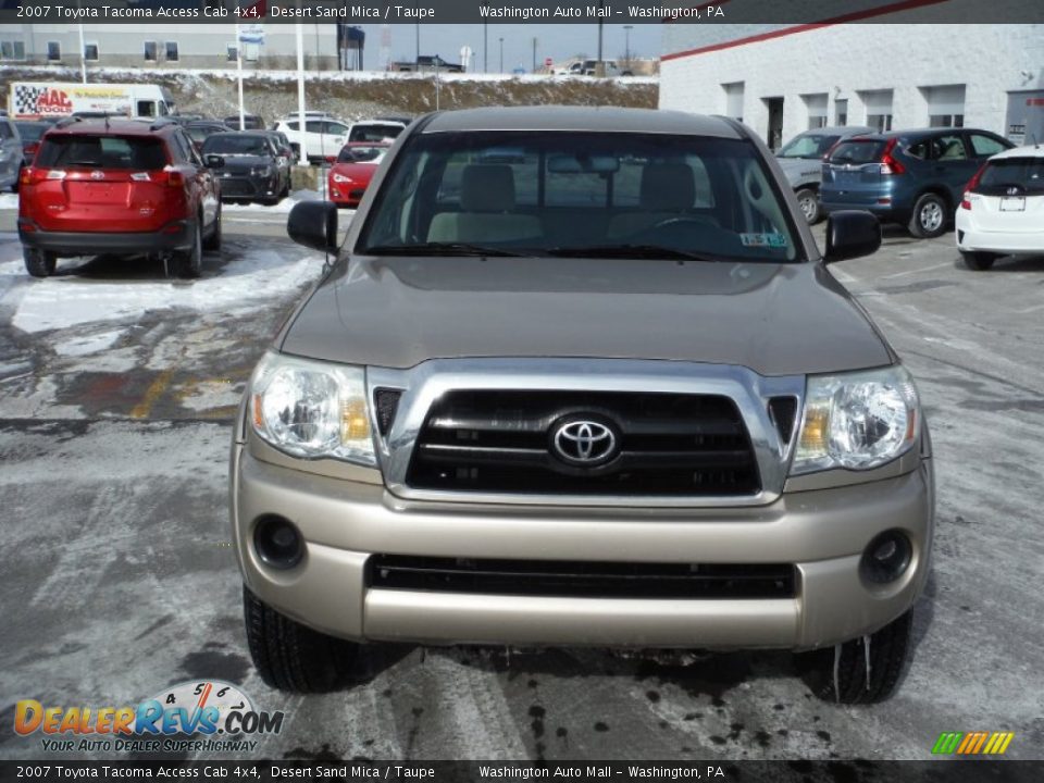 2007 Toyota Tacoma Access Cab 4x4 Desert Sand Mica / Taupe Photo #4