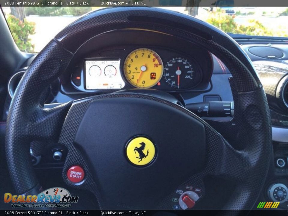 2008 Ferrari 599 GTB Fiorano F1 Steering Wheel Photo #5