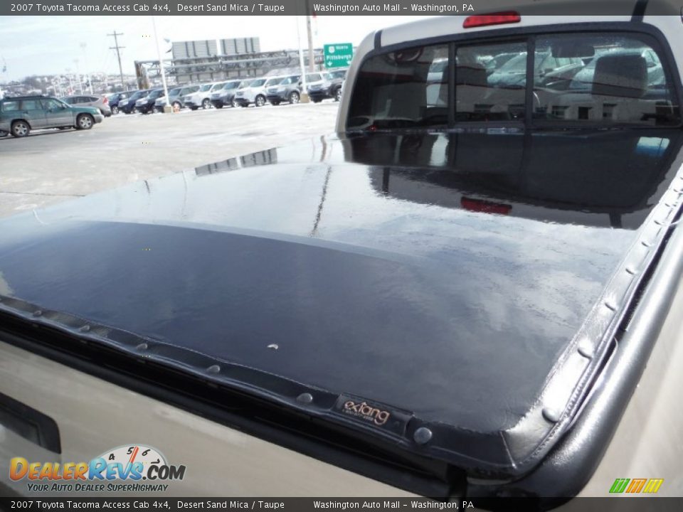 2007 Toyota Tacoma Access Cab 4x4 Desert Sand Mica / Taupe Photo #9