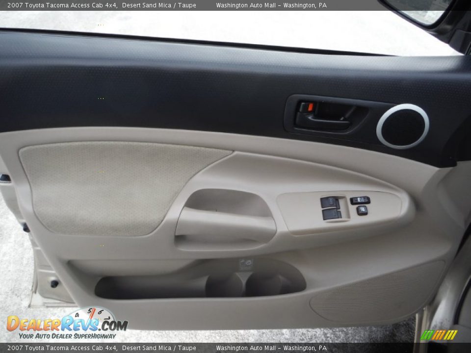 2007 Toyota Tacoma Access Cab 4x4 Desert Sand Mica / Taupe Photo #14