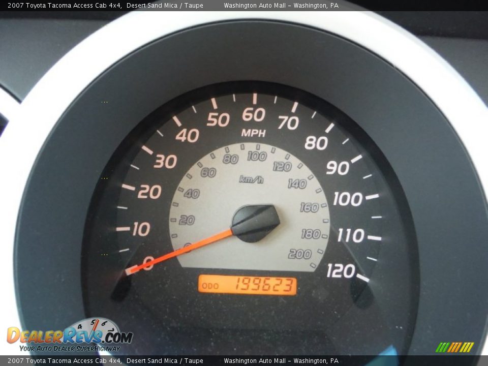 2007 Toyota Tacoma Access Cab 4x4 Desert Sand Mica / Taupe Photo #20