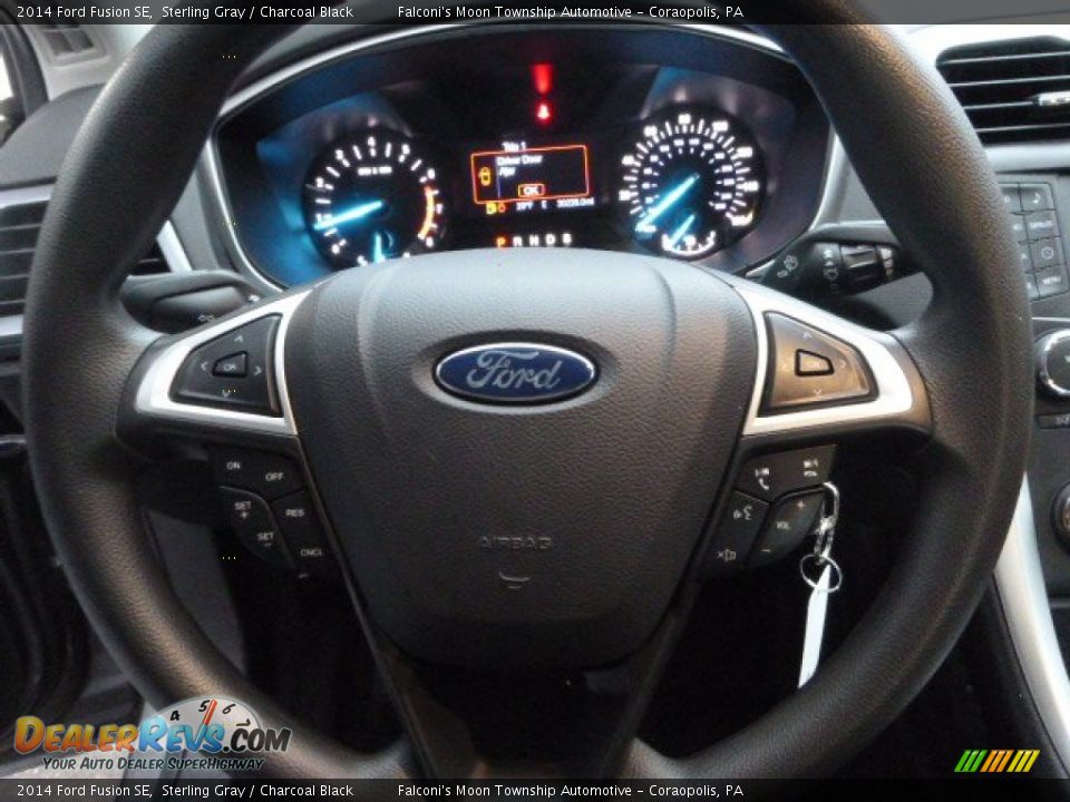 2014 Ford Fusion SE Sterling Gray / Charcoal Black Photo #16