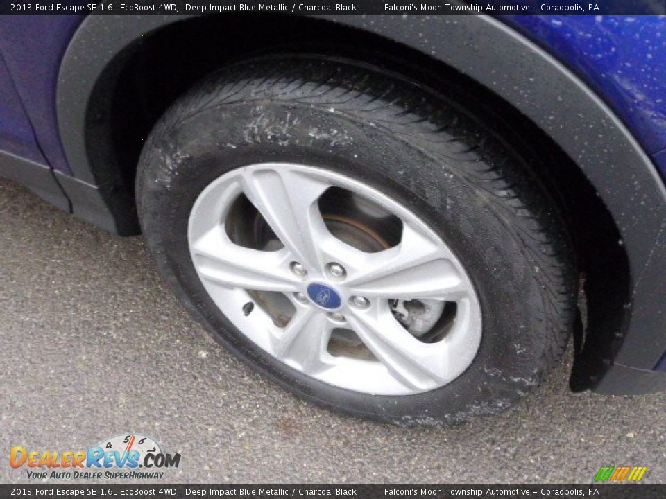 2013 Ford Escape SE 1.6L EcoBoost 4WD Deep Impact Blue Metallic / Charcoal Black Photo #7