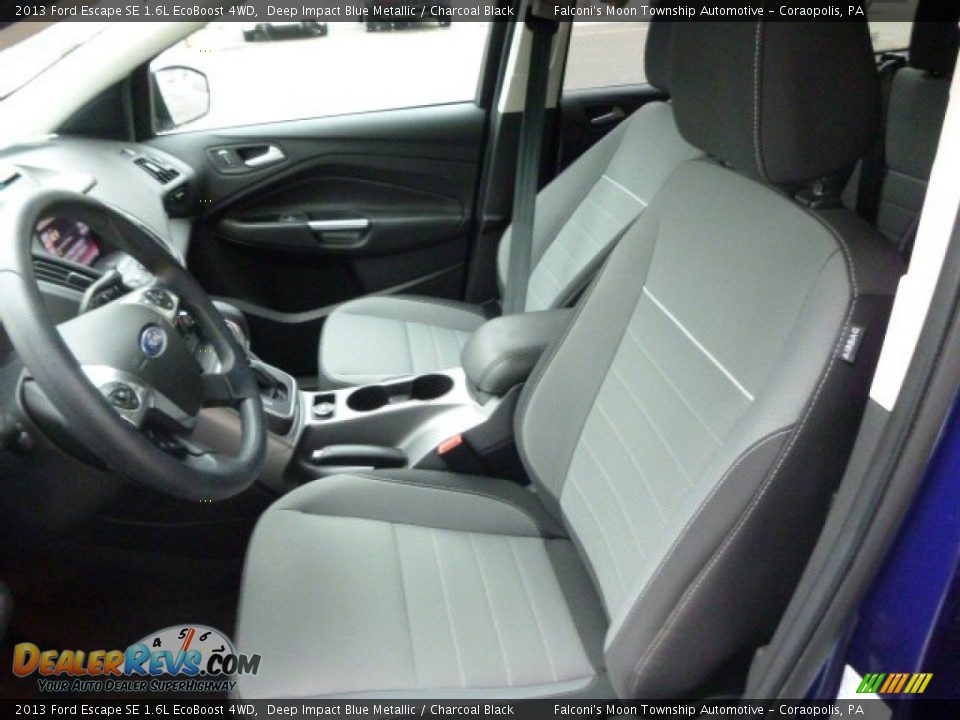 2013 Ford Escape SE 1.6L EcoBoost 4WD Deep Impact Blue Metallic / Charcoal Black Photo #11