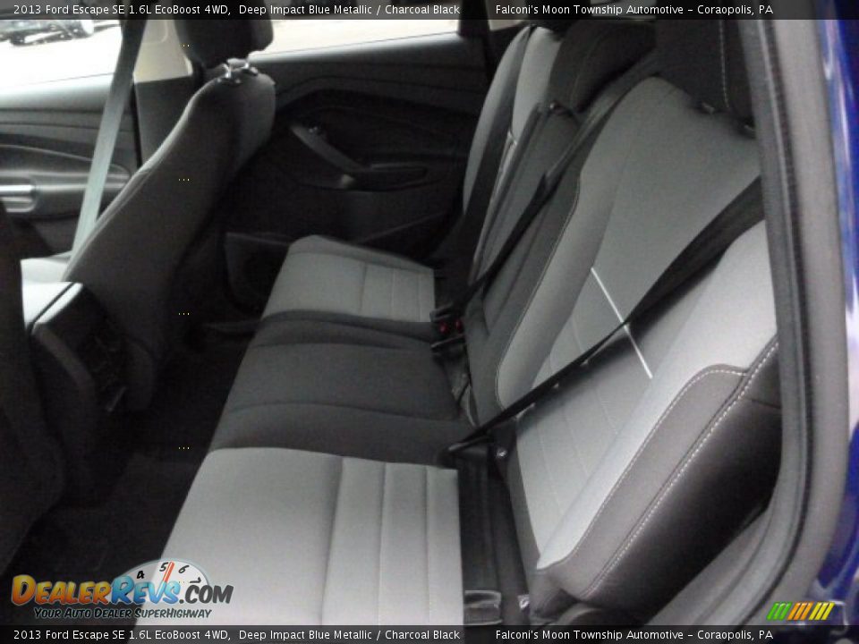 2013 Ford Escape SE 1.6L EcoBoost 4WD Deep Impact Blue Metallic / Charcoal Black Photo #12