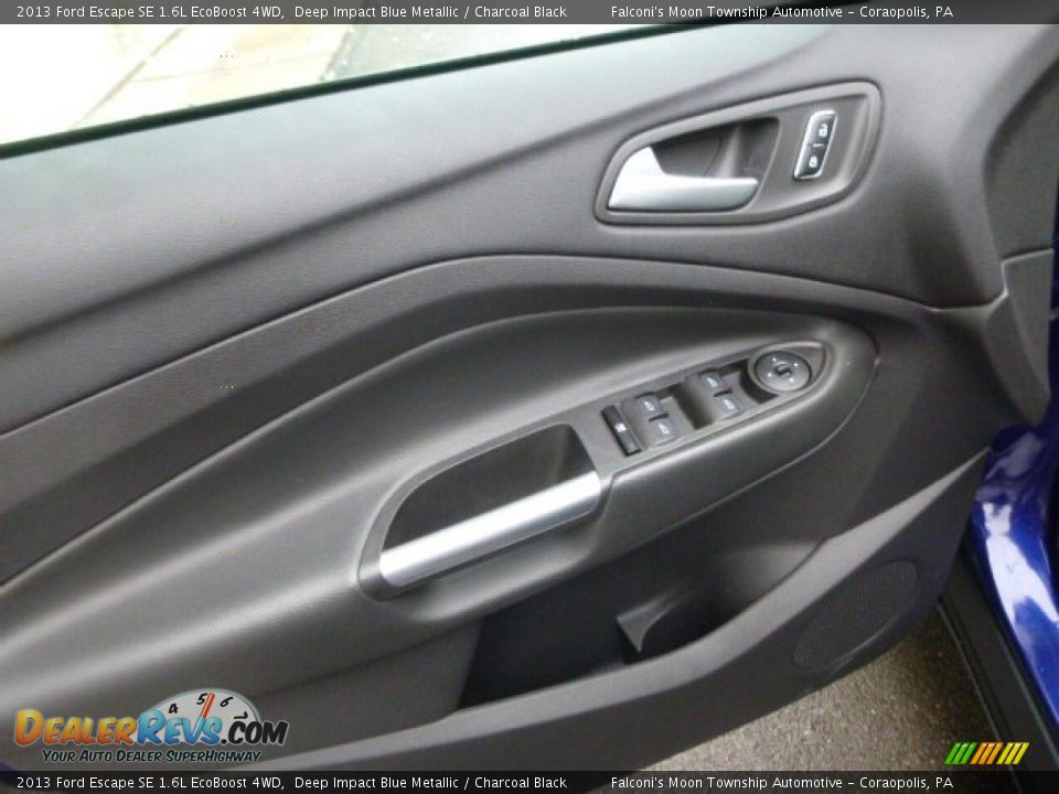 2013 Ford Escape SE 1.6L EcoBoost 4WD Deep Impact Blue Metallic / Charcoal Black Photo #14