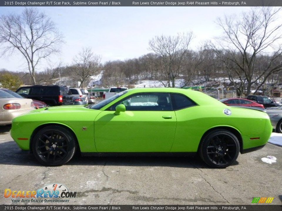 Sublime Green Pearl 2015 Dodge Challenger R/T Scat Pack Photo #2