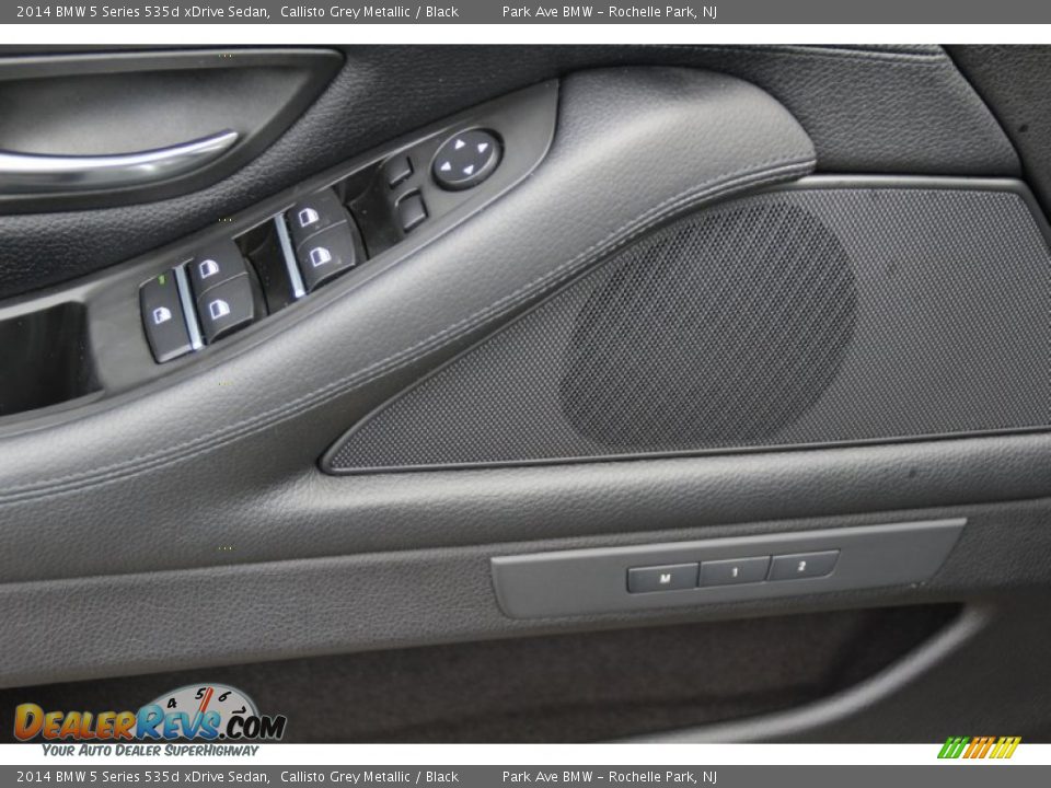 2014 BMW 5 Series 535d xDrive Sedan Callisto Grey Metallic / Black Photo #10