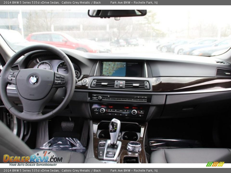 2014 BMW 5 Series 535d xDrive Sedan Callisto Grey Metallic / Black Photo #16