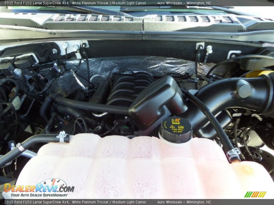 2015 Ford F150 Lariat SuperCrew 4x4 5.0 Liter DOHC 32-Valve Ti-VCT FFV V8 Engine Photo #6