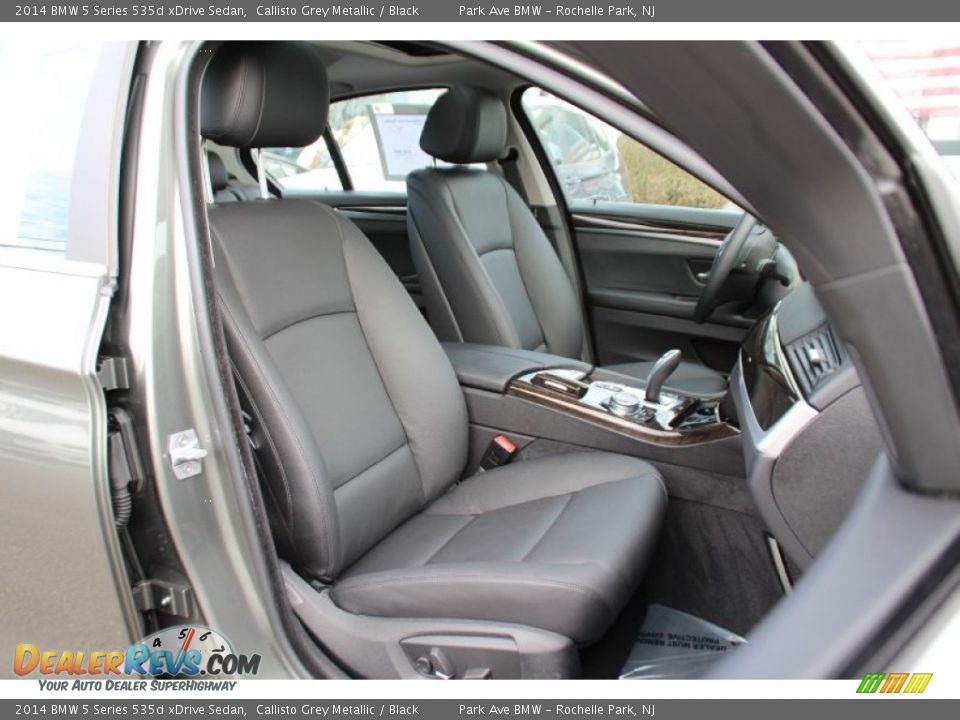 2014 BMW 5 Series 535d xDrive Sedan Callisto Grey Metallic / Black Photo #30