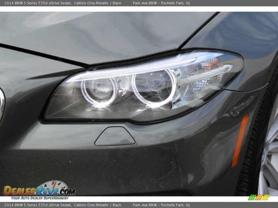 2014 BMW 5 Series 535d xDrive Sedan Callisto Grey Metallic / Black Photo #32