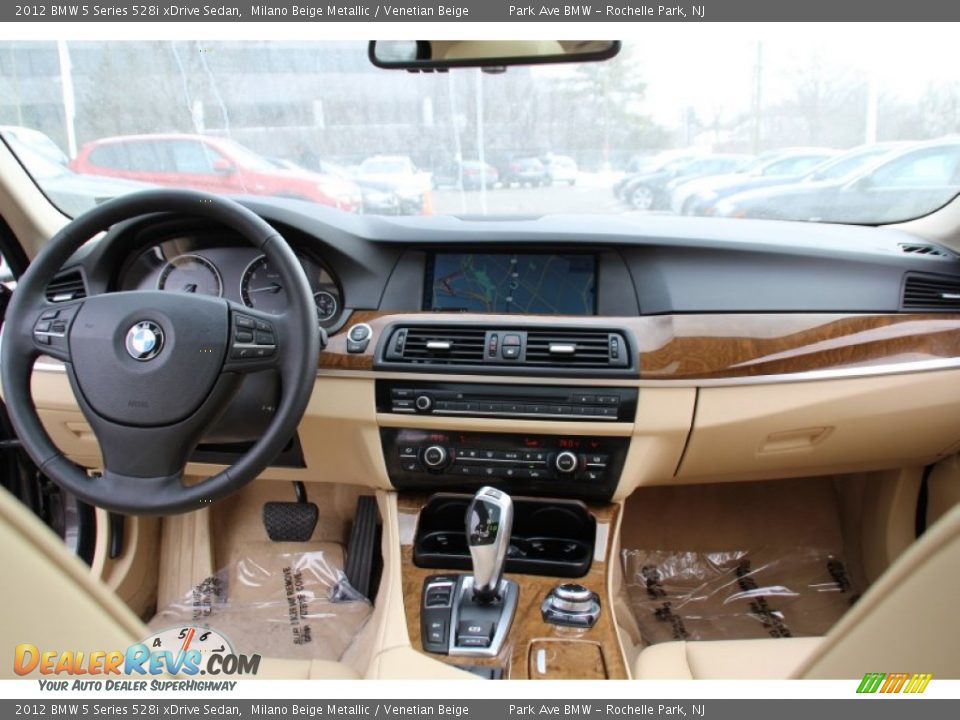 2012 BMW 5 Series 528i xDrive Sedan Milano Beige Metallic / Venetian Beige Photo #14