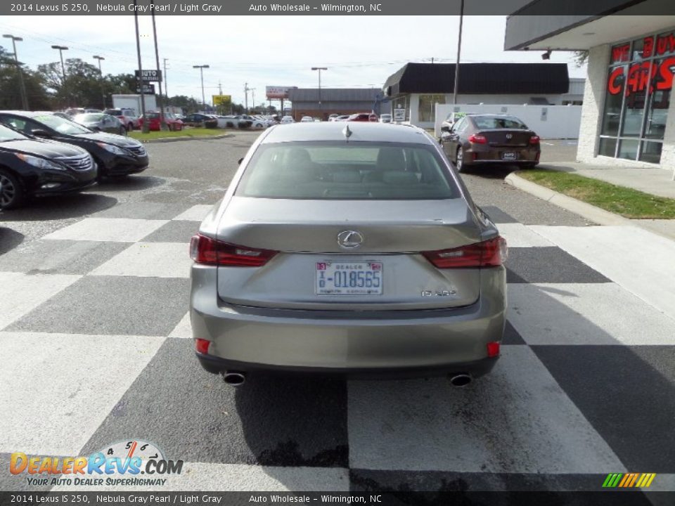 2014 Lexus IS 250 Nebula Gray Pearl / Light Gray Photo #4