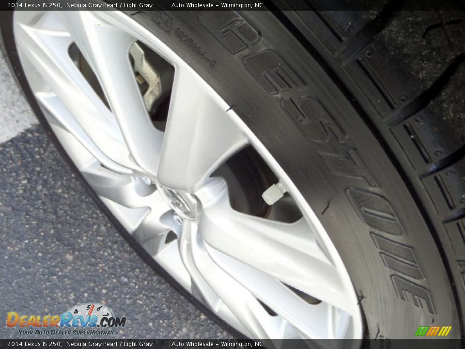 2014 Lexus IS 250 Nebula Gray Pearl / Light Gray Photo #7