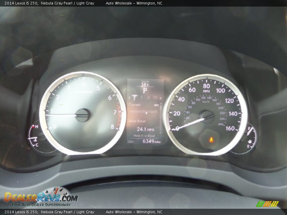 2014 Lexus IS 250 Nebula Gray Pearl / Light Gray Photo #16