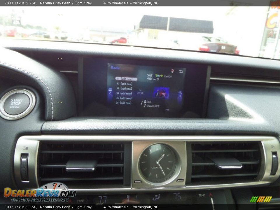 2014 Lexus IS 250 Nebula Gray Pearl / Light Gray Photo #17