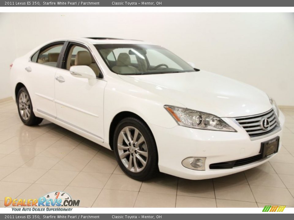 2011 Lexus ES 350 Starfire White Pearl / Parchment Photo #1