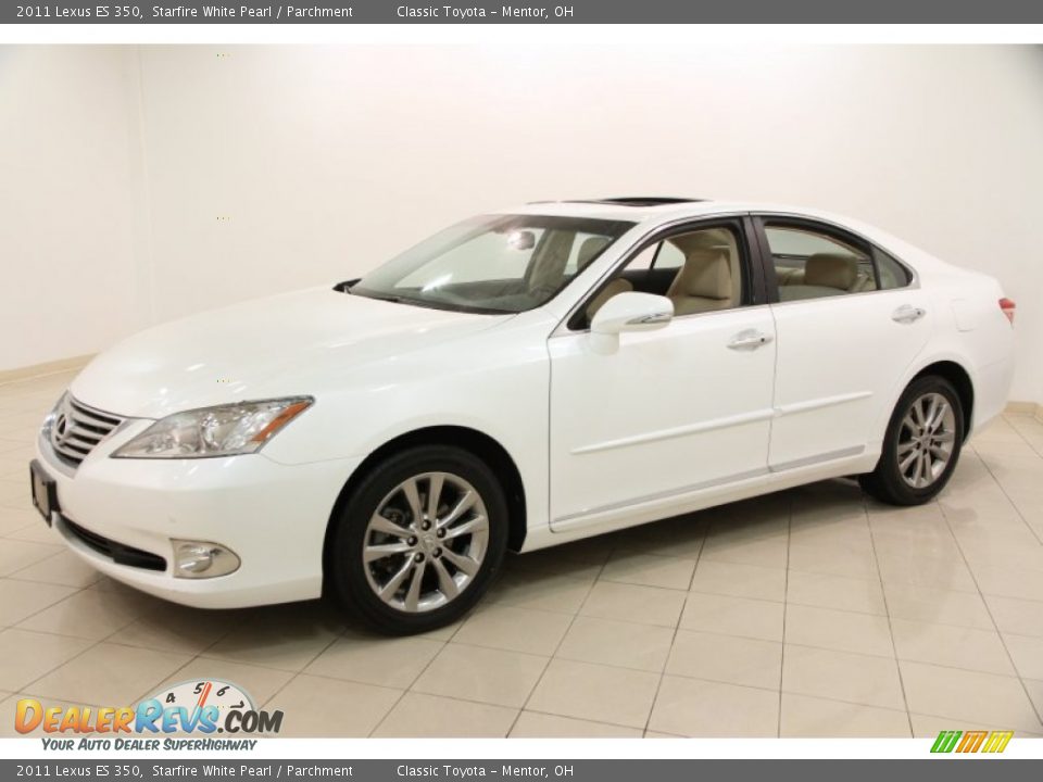 2011 Lexus ES 350 Starfire White Pearl / Parchment Photo #3