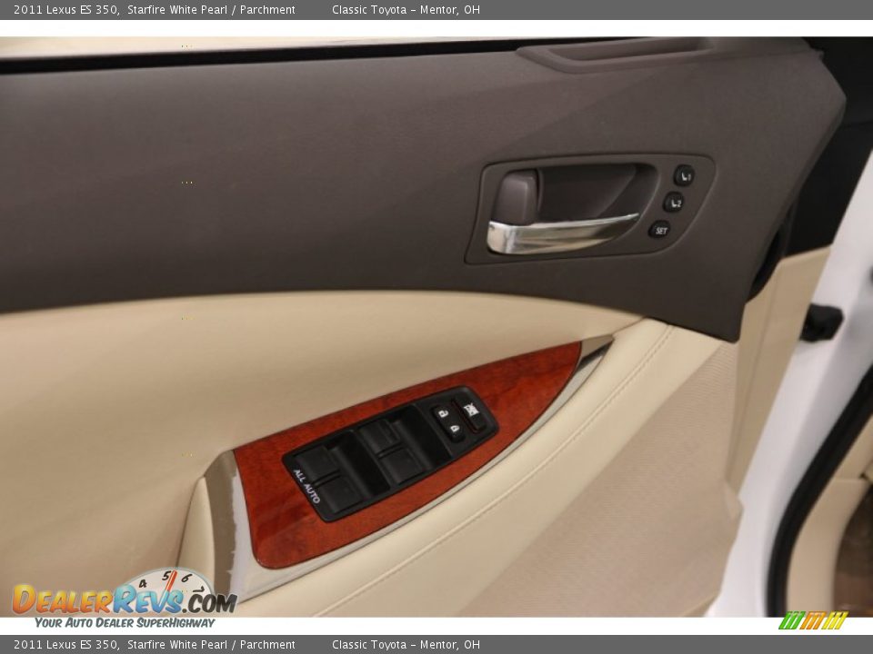2011 Lexus ES 350 Starfire White Pearl / Parchment Photo #5