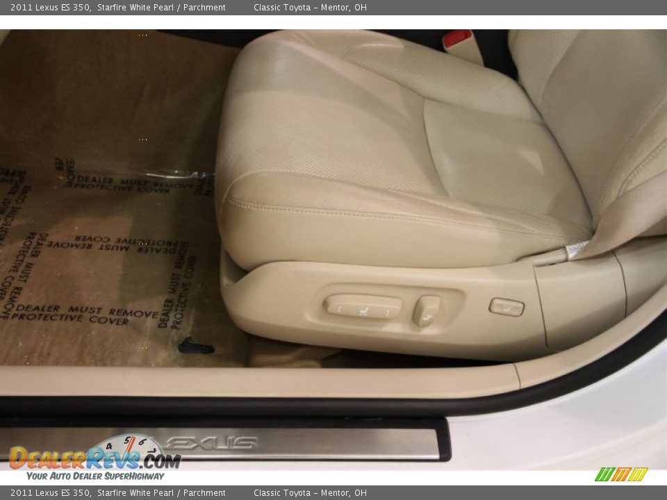 2011 Lexus ES 350 Starfire White Pearl / Parchment Photo #6