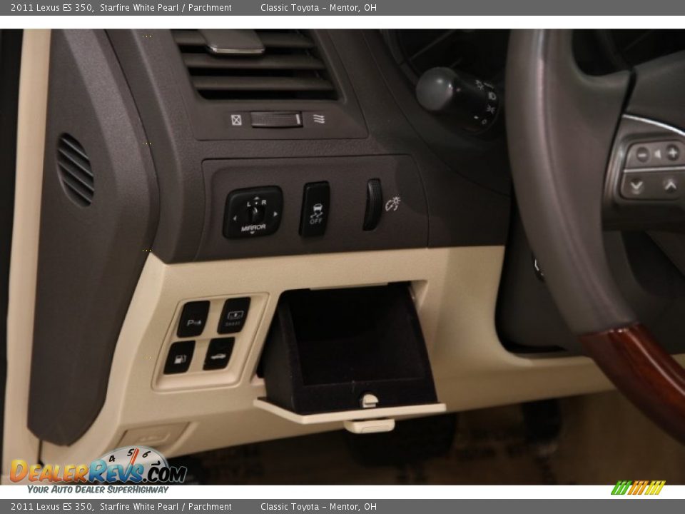 2011 Lexus ES 350 Starfire White Pearl / Parchment Photo #7