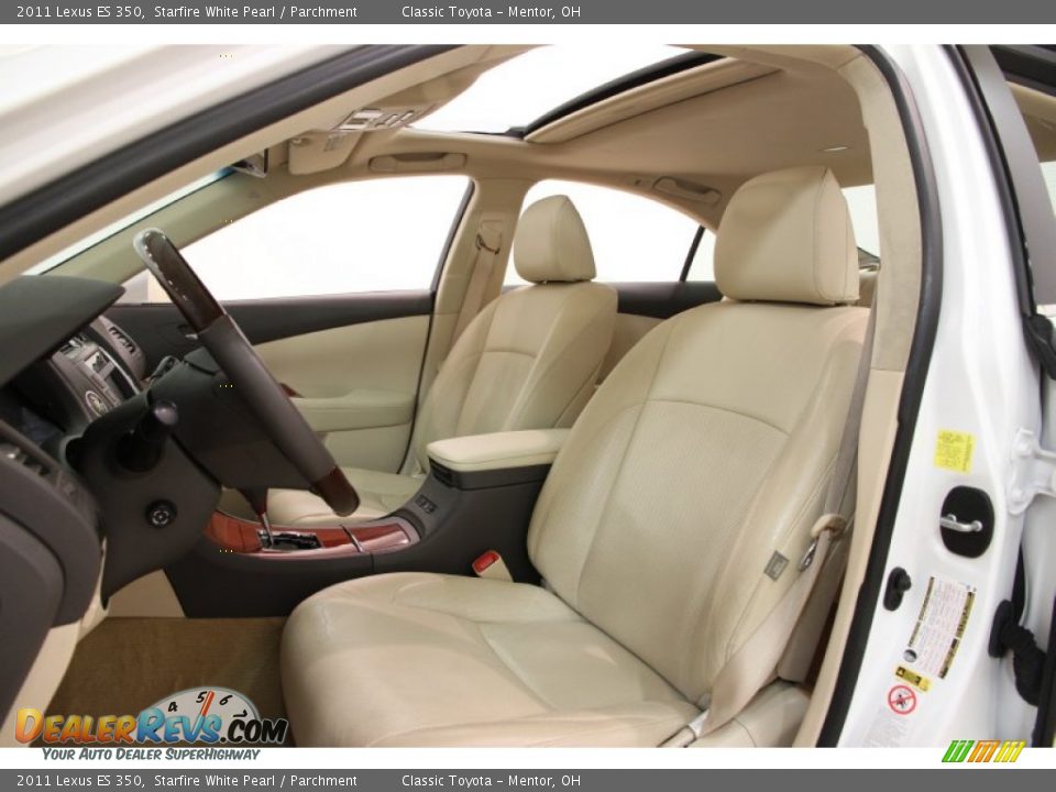 2011 Lexus ES 350 Starfire White Pearl / Parchment Photo #8