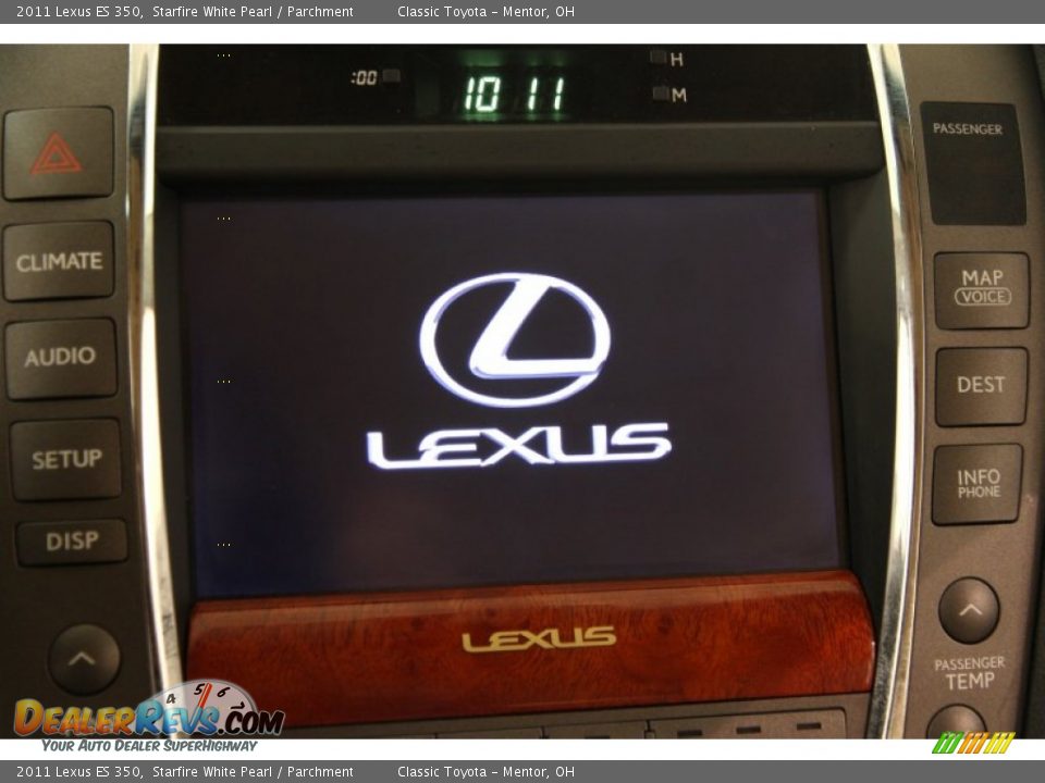 2011 Lexus ES 350 Starfire White Pearl / Parchment Photo #12
