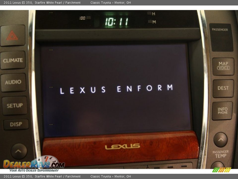 2011 Lexus ES 350 Starfire White Pearl / Parchment Photo #13
