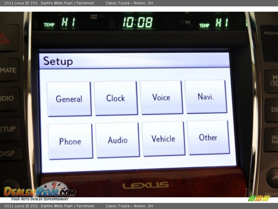 2011 Lexus ES 350 Starfire White Pearl / Parchment Photo #16