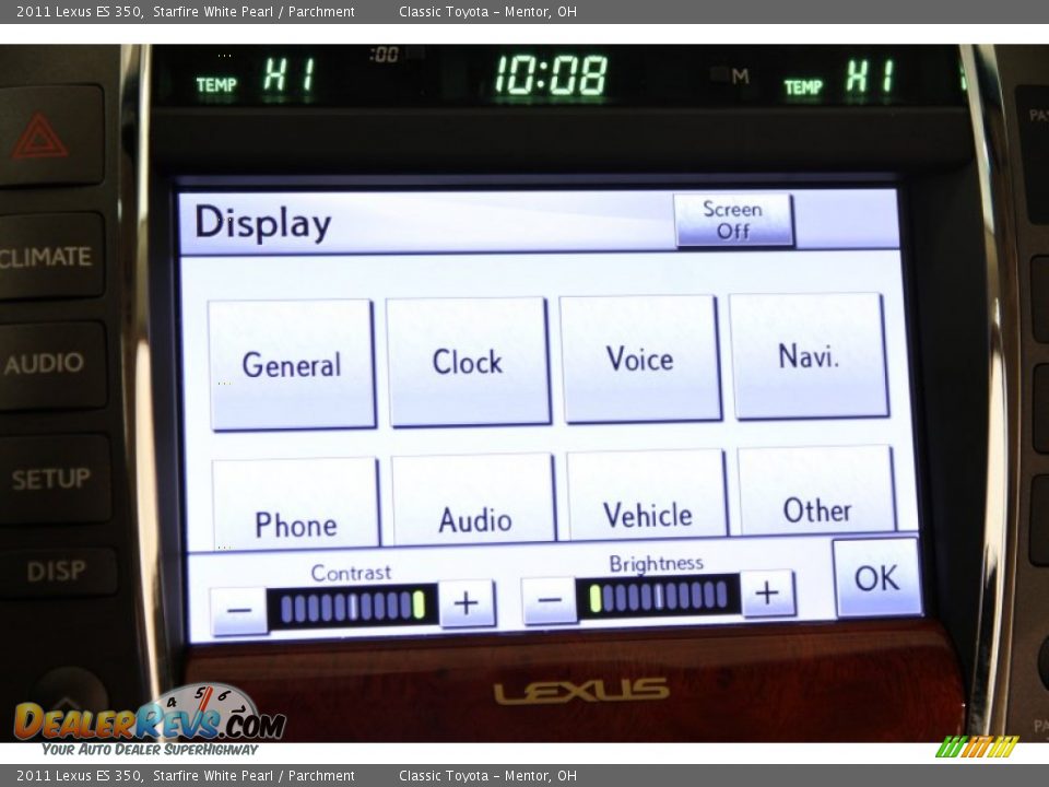 2011 Lexus ES 350 Starfire White Pearl / Parchment Photo #17