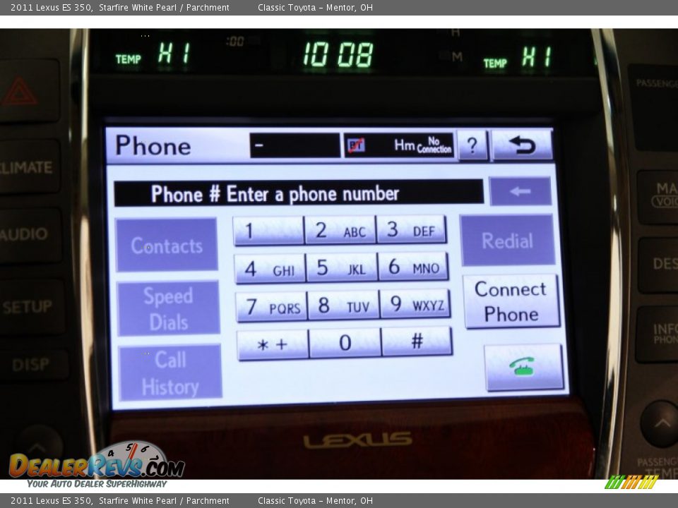 2011 Lexus ES 350 Starfire White Pearl / Parchment Photo #21