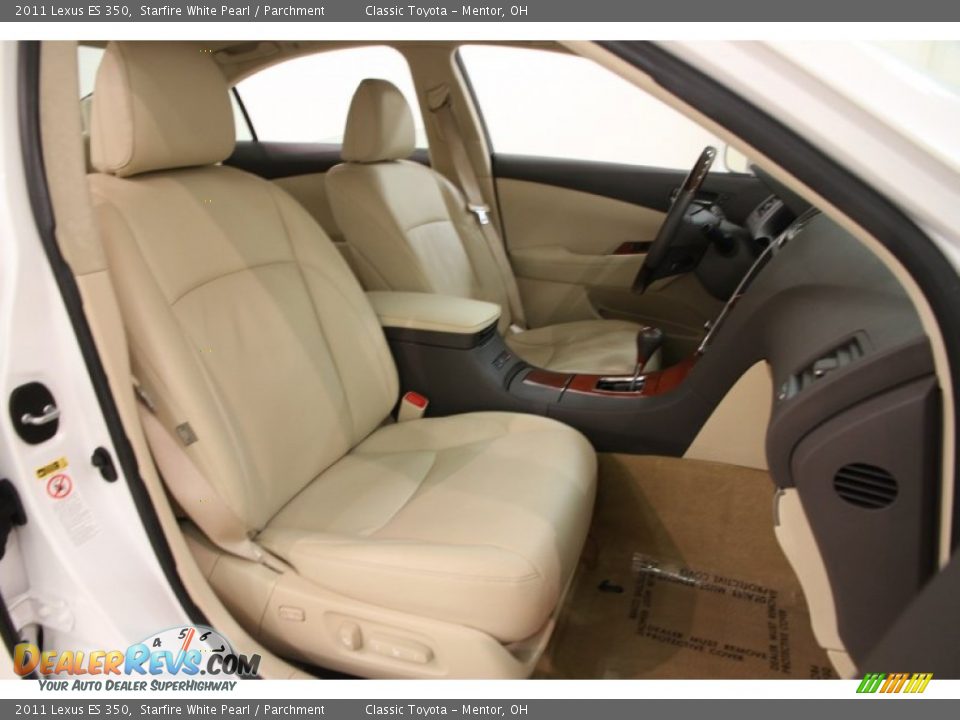 2011 Lexus ES 350 Starfire White Pearl / Parchment Photo #25